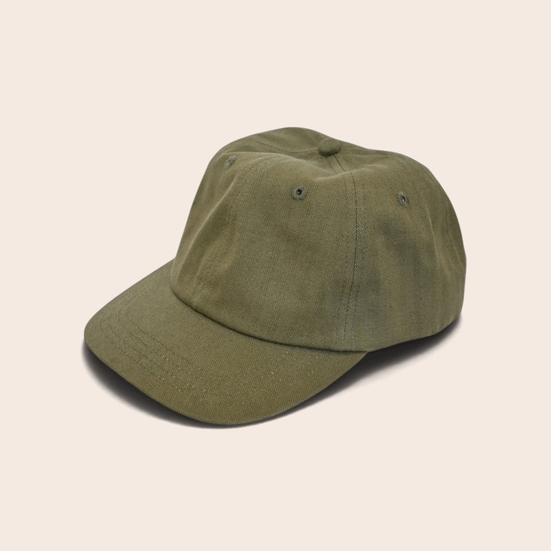 Herringbone Scout Cap – Olive